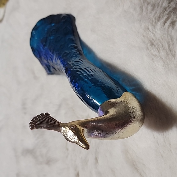 VINTAGE AVON 🦚 PEACOCK BOTTLE ( EMPTY ) BOTTLE. 1970'S. - Picture 4 of 7